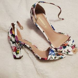 Floral heels